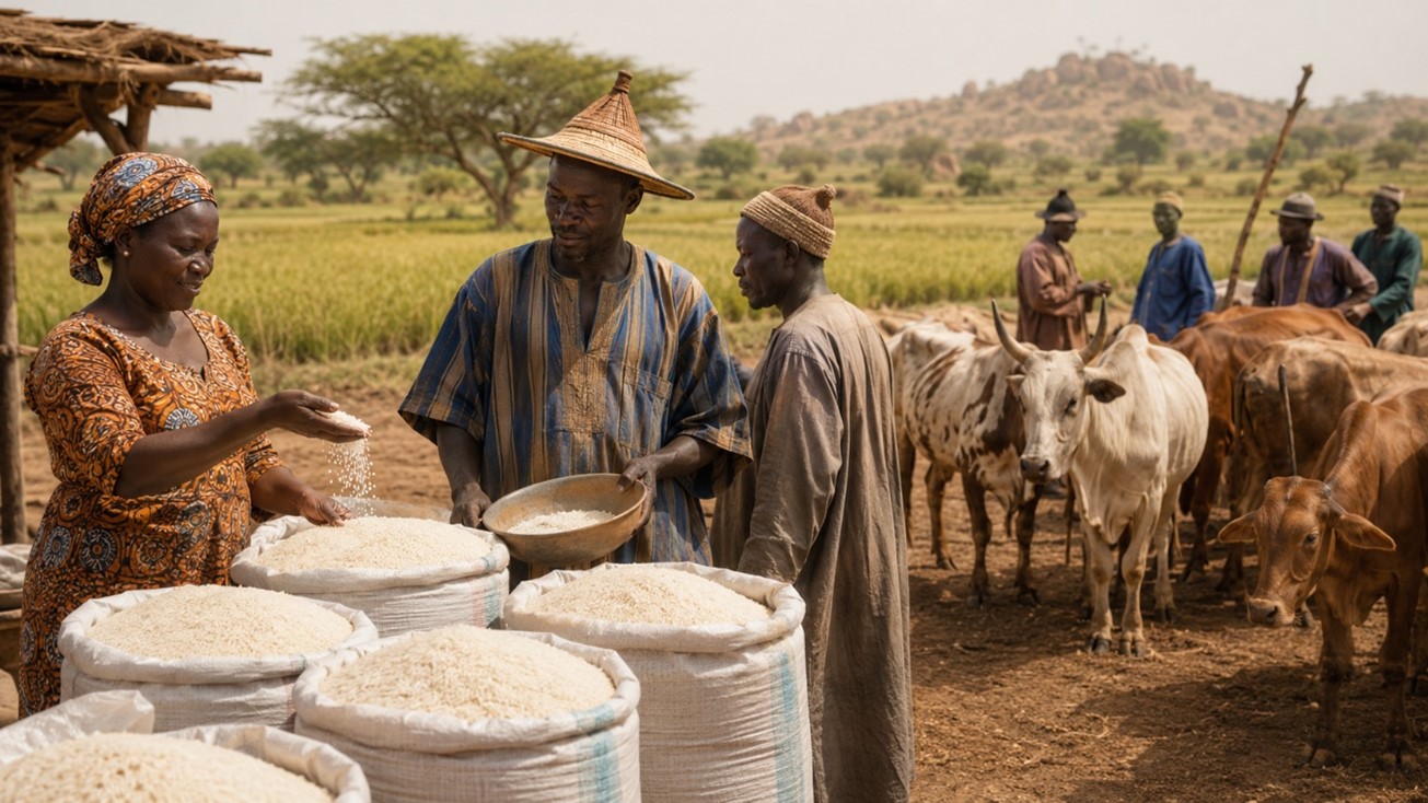 Burkina Faso : la suspension des importations de riz et des exportations de bétail relance le débat sur la souveraineté alimentaire